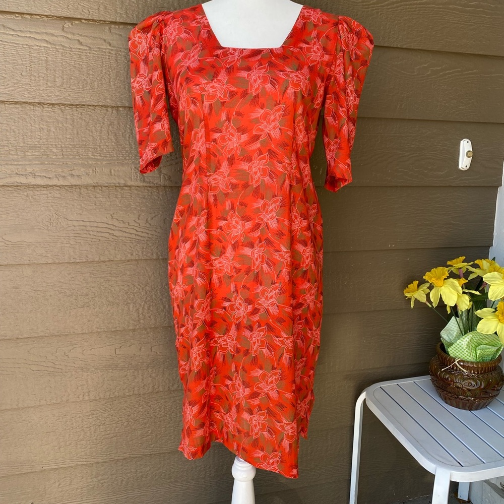 Vintage women’s dress hand made, size XS/S